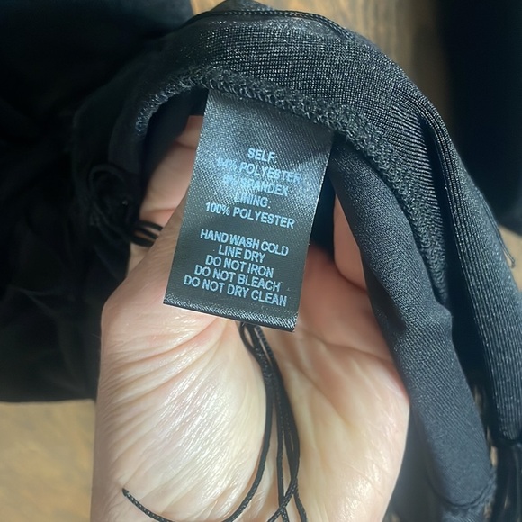 Lulu’s Out For the Evening Black Fringe Long Sleeve Bodycon Dress - Picture 4 of 8